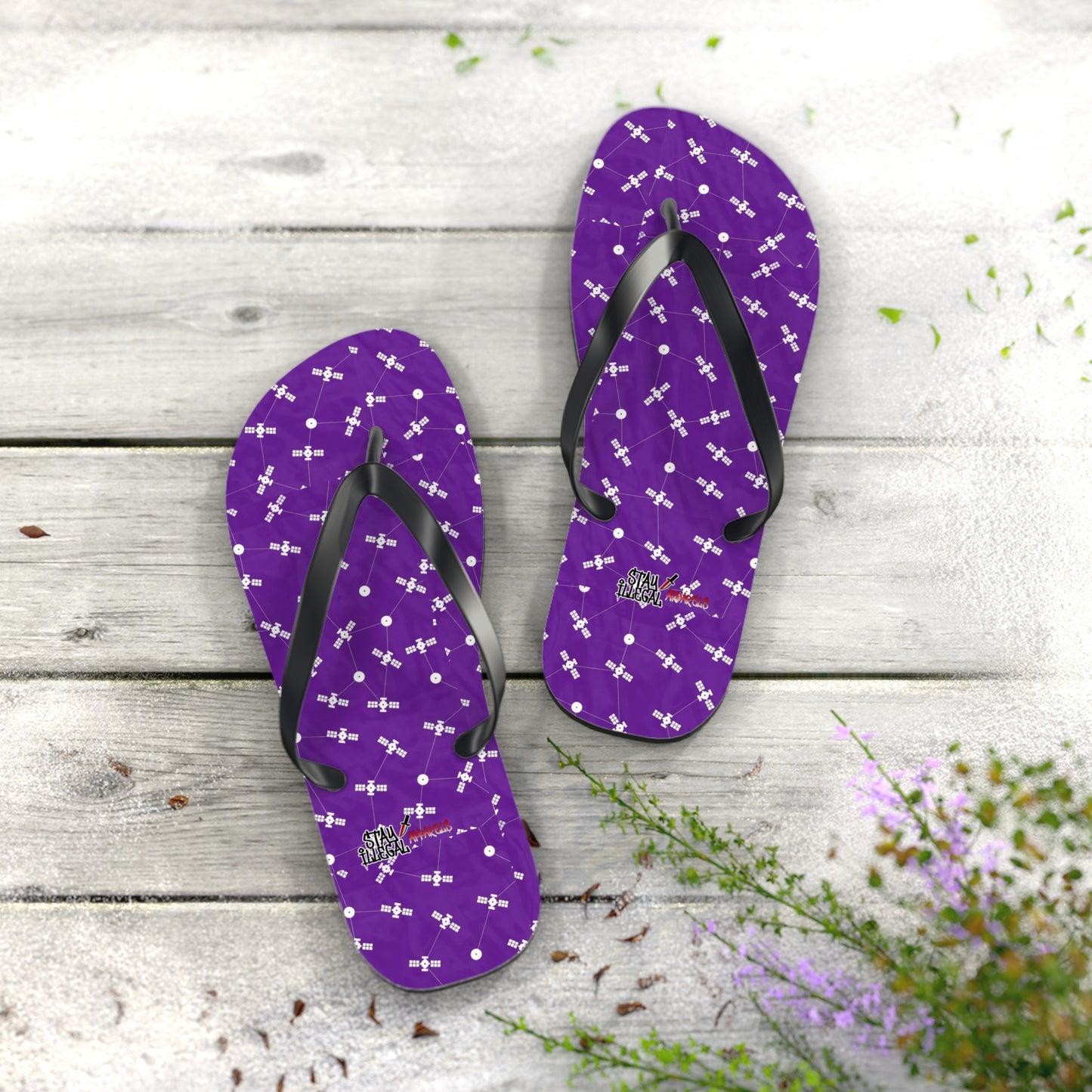 Satellite Flip Flops – Stay Illegal Satellite Purple Grape
