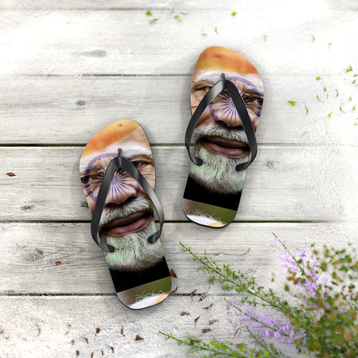 Modi's India Flip Flops – Modi Face