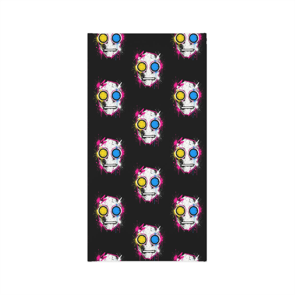 Lightweight Graffiti Neck Gaiter - Neon Face 5