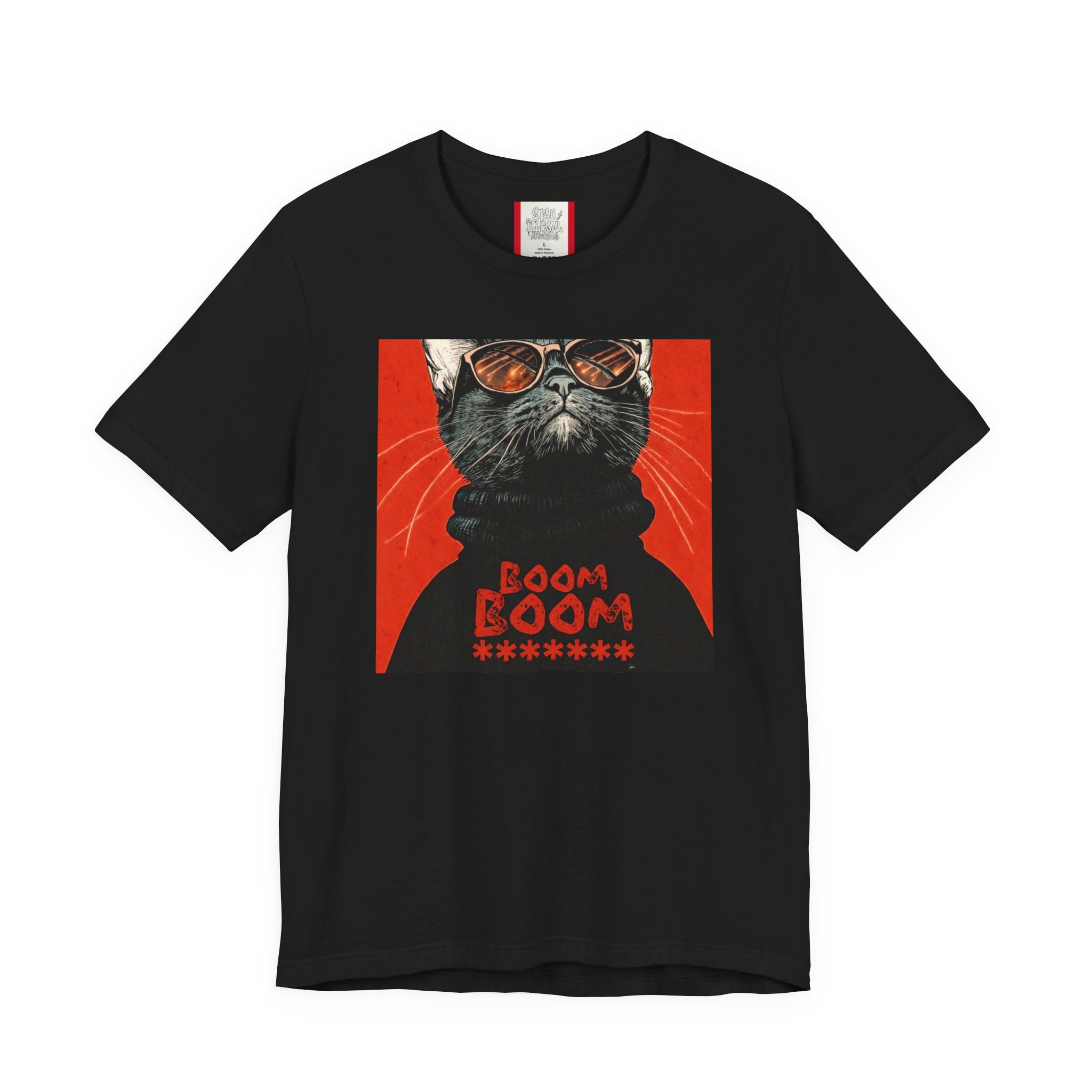 Propaganda T‑Shirt — BOOM BOOM Tel Aviv Cat