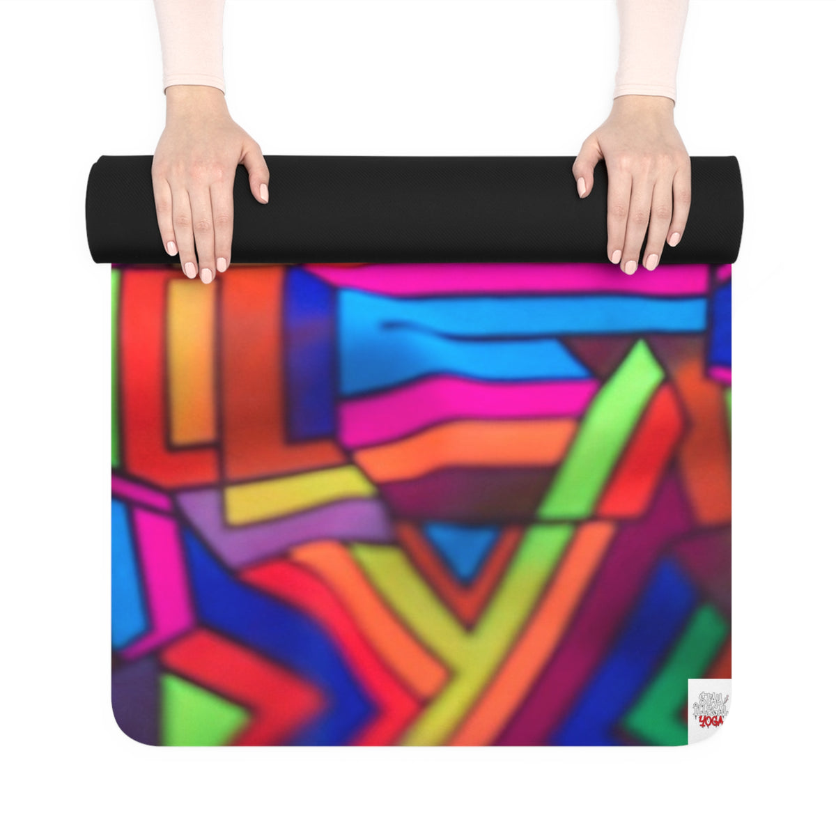 Illegal Funky Yoga Mat — Non-Slip Vibrant Patern Design