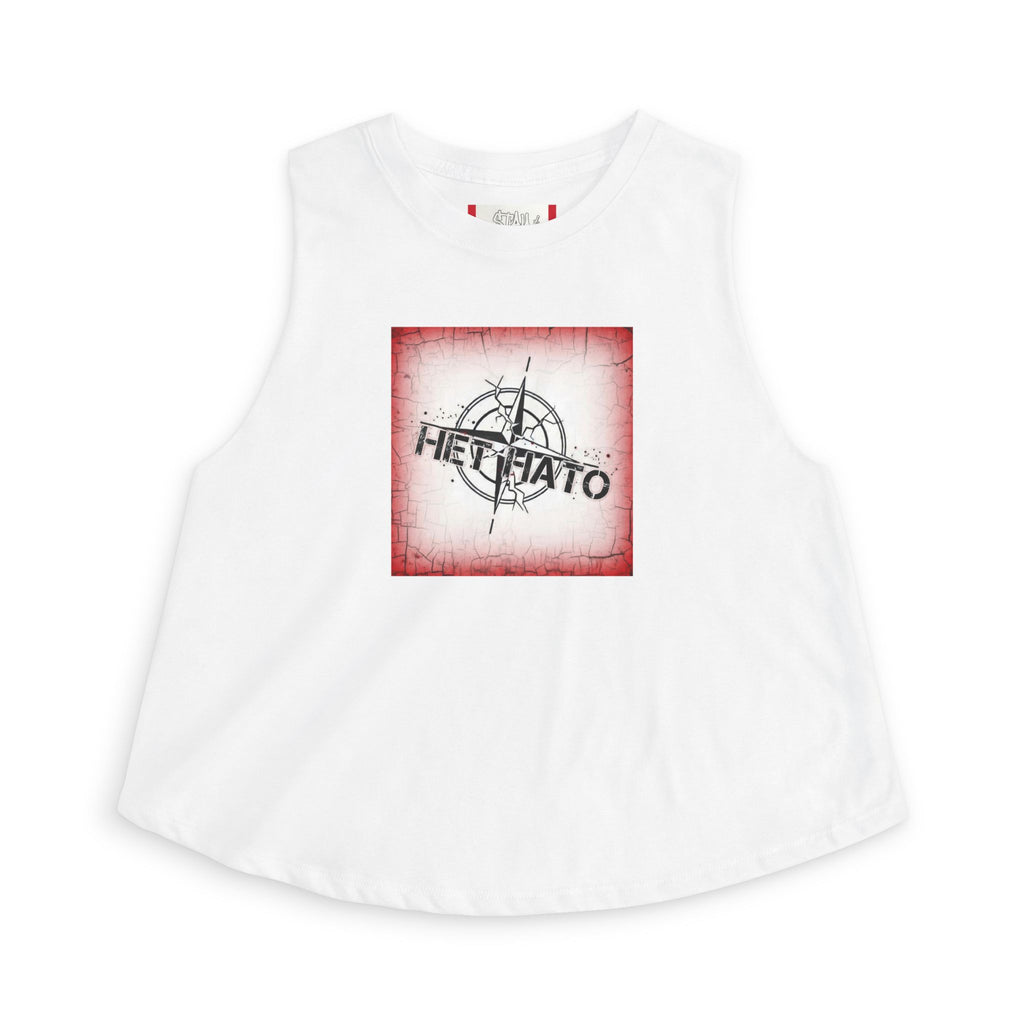 Crop Top — "NO To NATO" Women's White/Russian