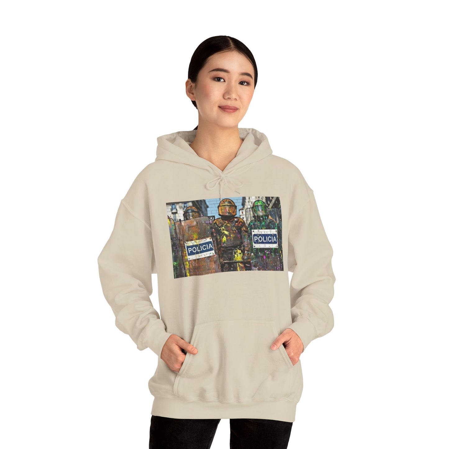 Stay Illegal Graffiti Hoodie - Policia Policia
