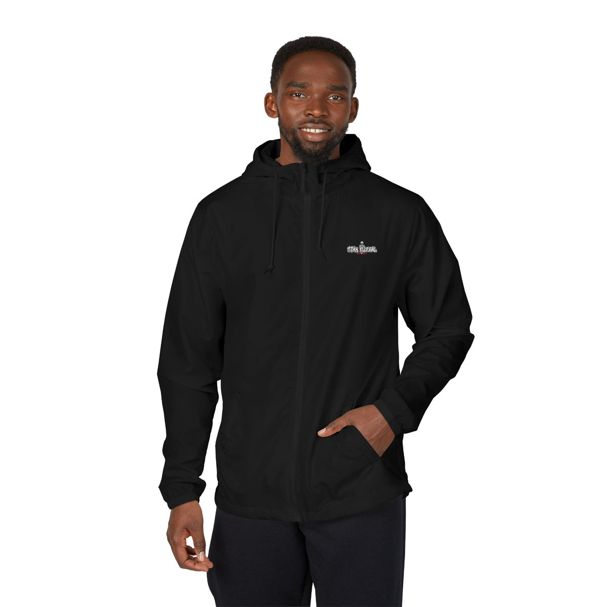 Windbreaker Jacket — Balisong Knife Graphic Uni-Sex Windbreaker