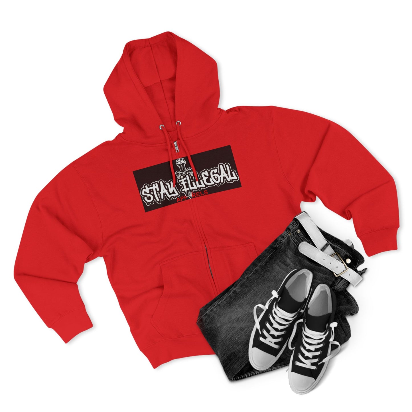 Eye Of The Beholder Hoodie — Stay Illegal Zip Hoodie