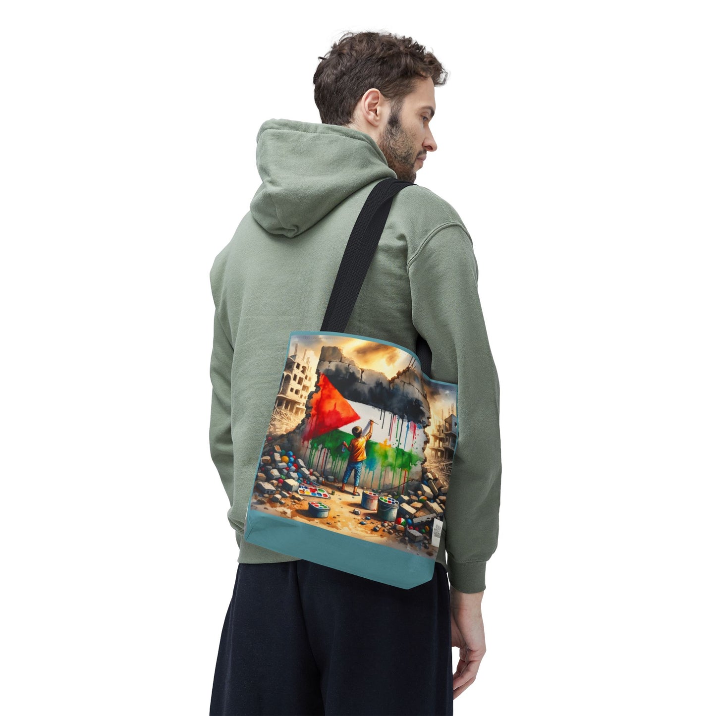 Bolso de hombro Tote — Palestine Paint