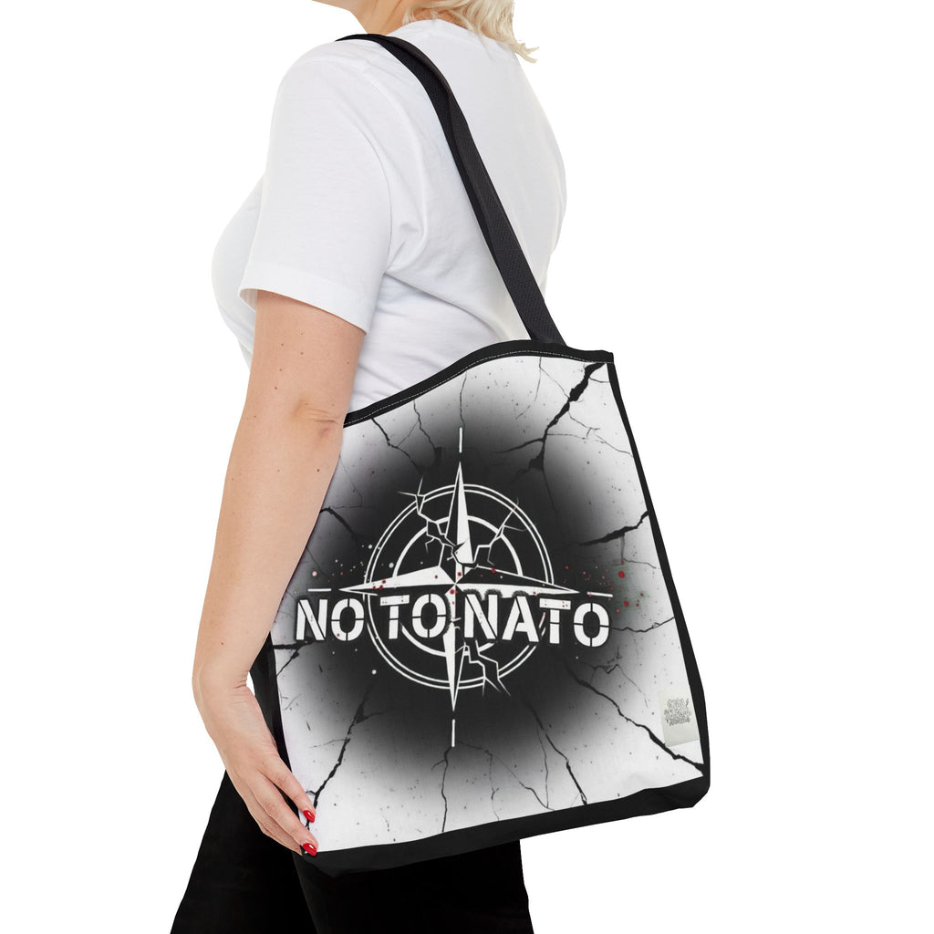 Compass Tote Bag — "NO To NATO / Het NATO" English/Russian