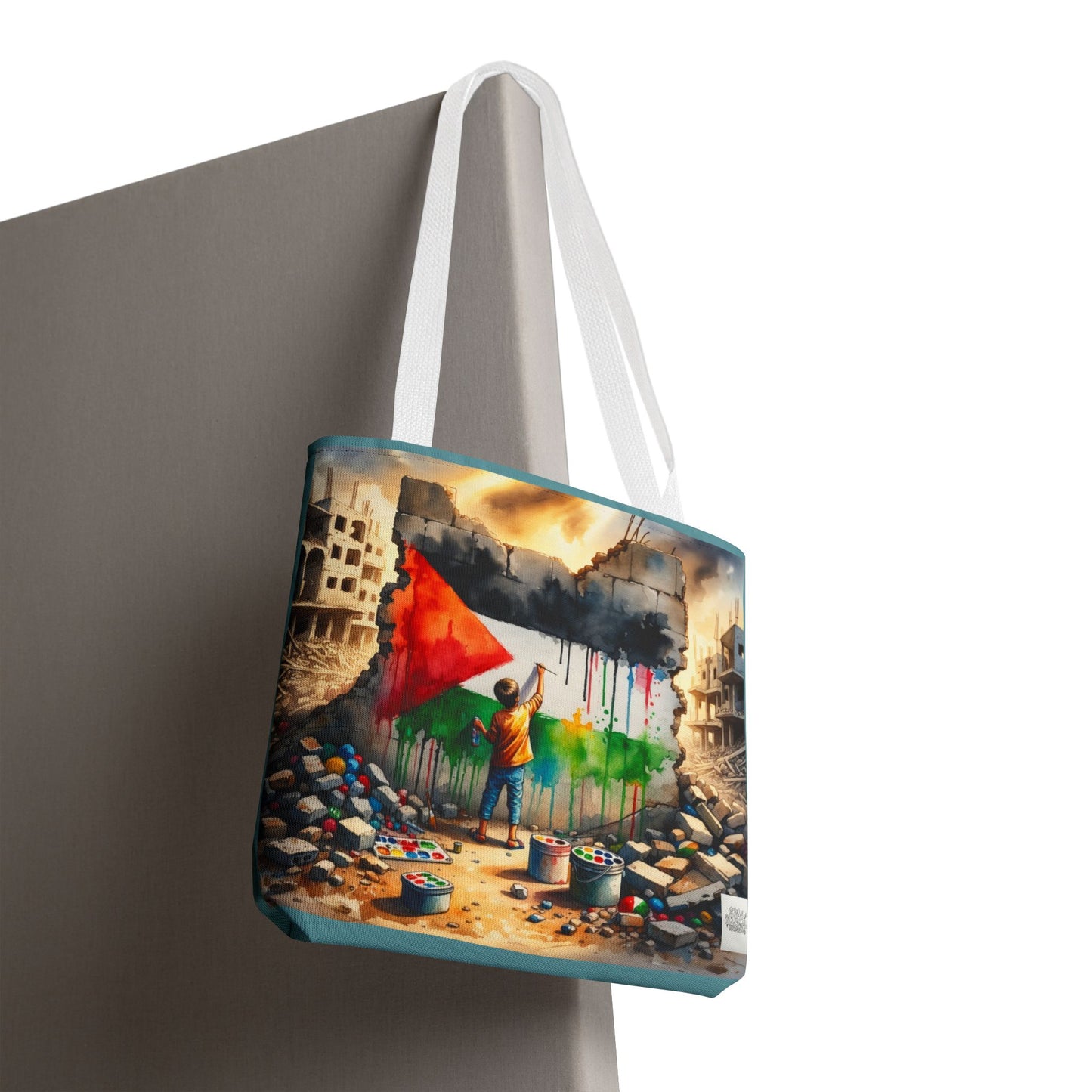 Bolso de hombro Tote — Palestine Paint