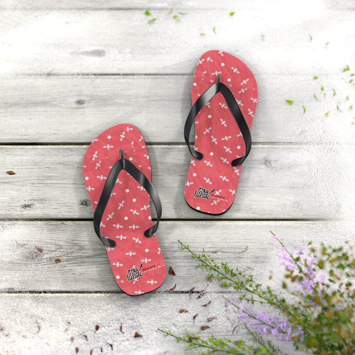 Satellite Flip Flops – Stay Illegal Satellite Papaya Pink