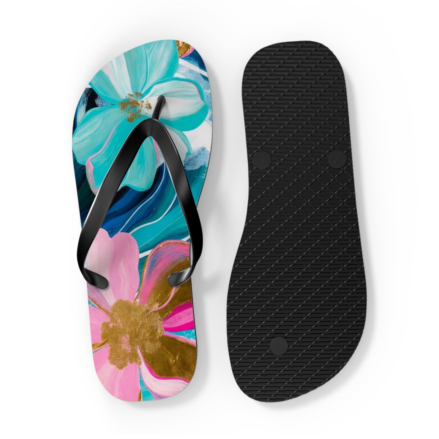Flower Flip Flops – Oil Paints