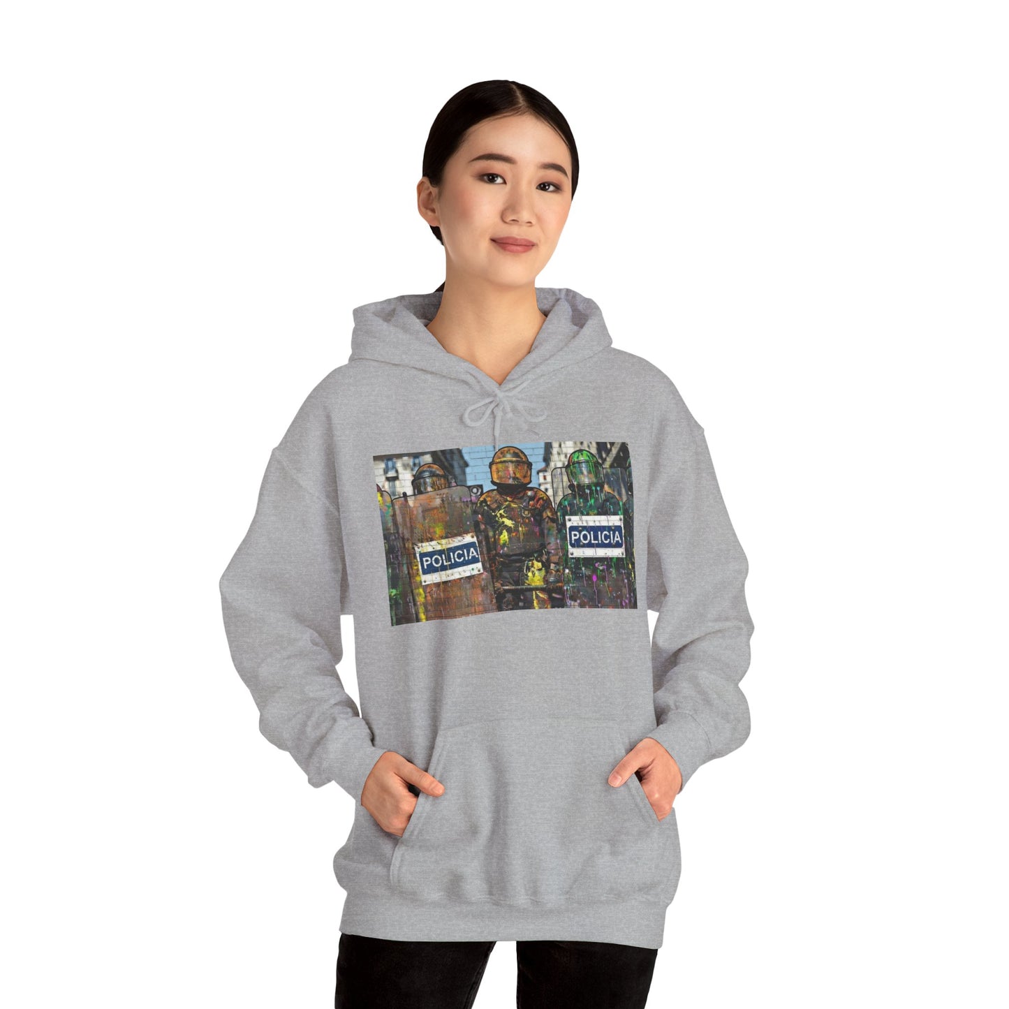 Stay Illegal Graffiti Hoodie - Policia Policia