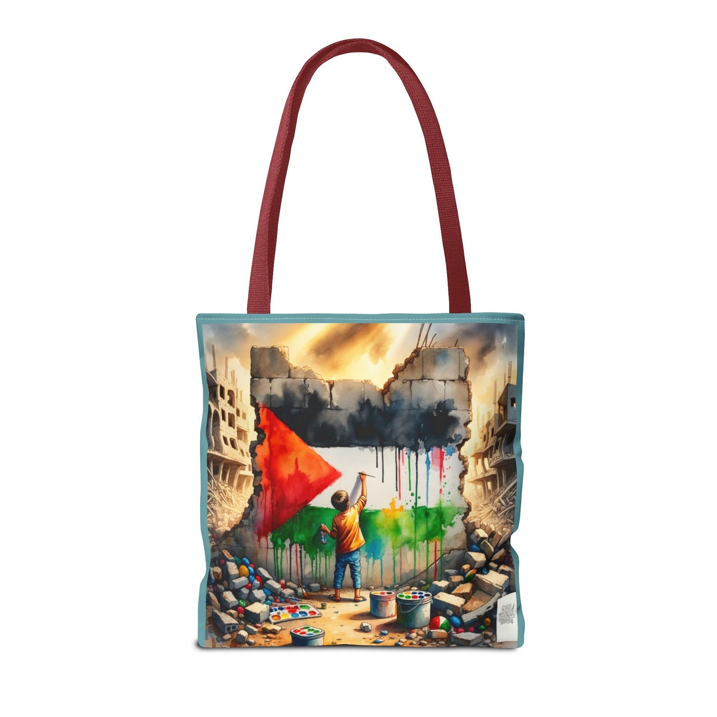 Bolso de hombro Tote — Palestine Paint