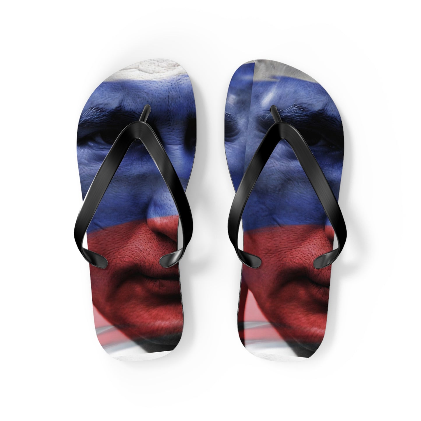 Putin's Russia Flip Flops – Putin Face