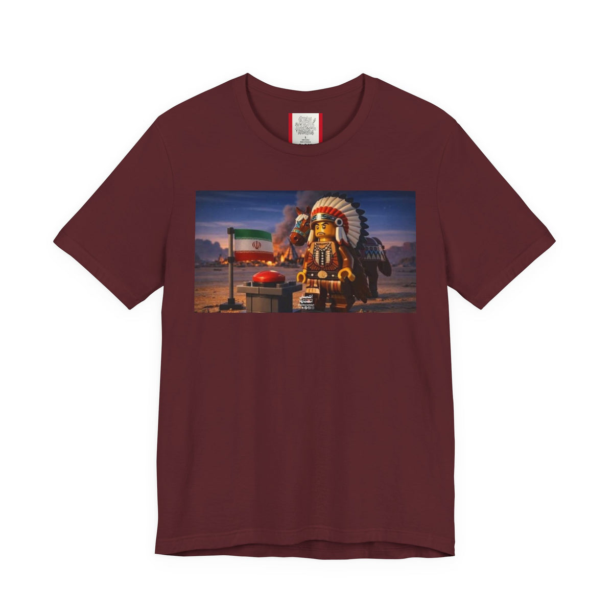 Propaganda T‑Shirt — IRAN LEGOS — USA Invaders