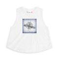 Crop Top — "NO To NATO" Women's White/English