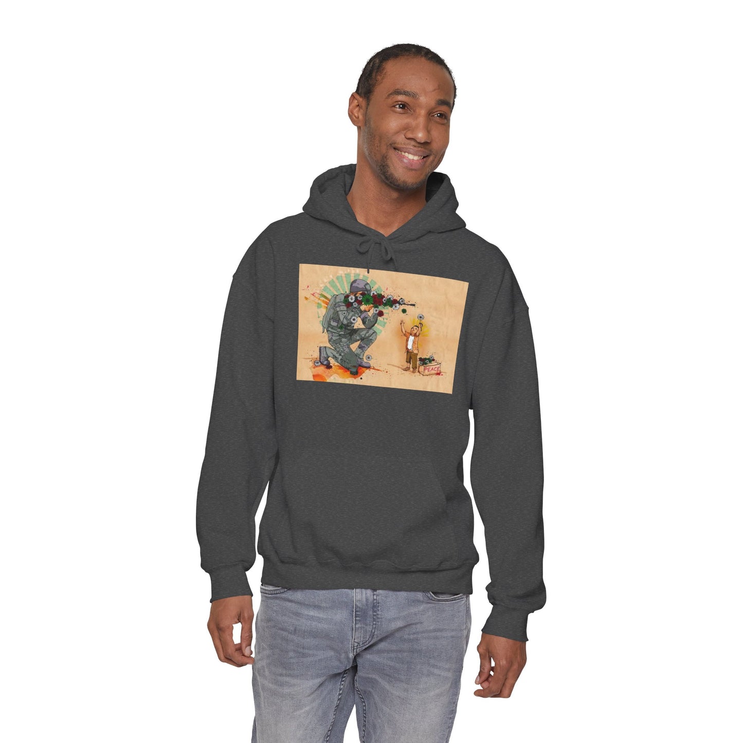 Stay Illegal Graffiti Hoodie - Flower Shooter