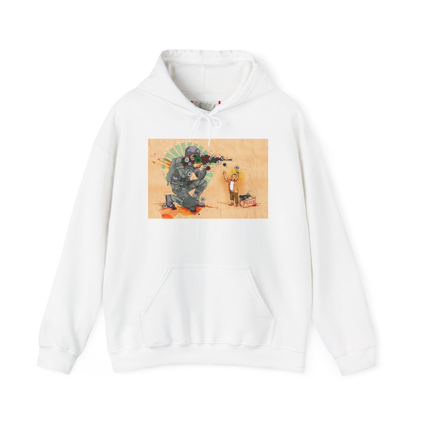 Stay Illegal Graffiti Hoodie - Flower Shooter
