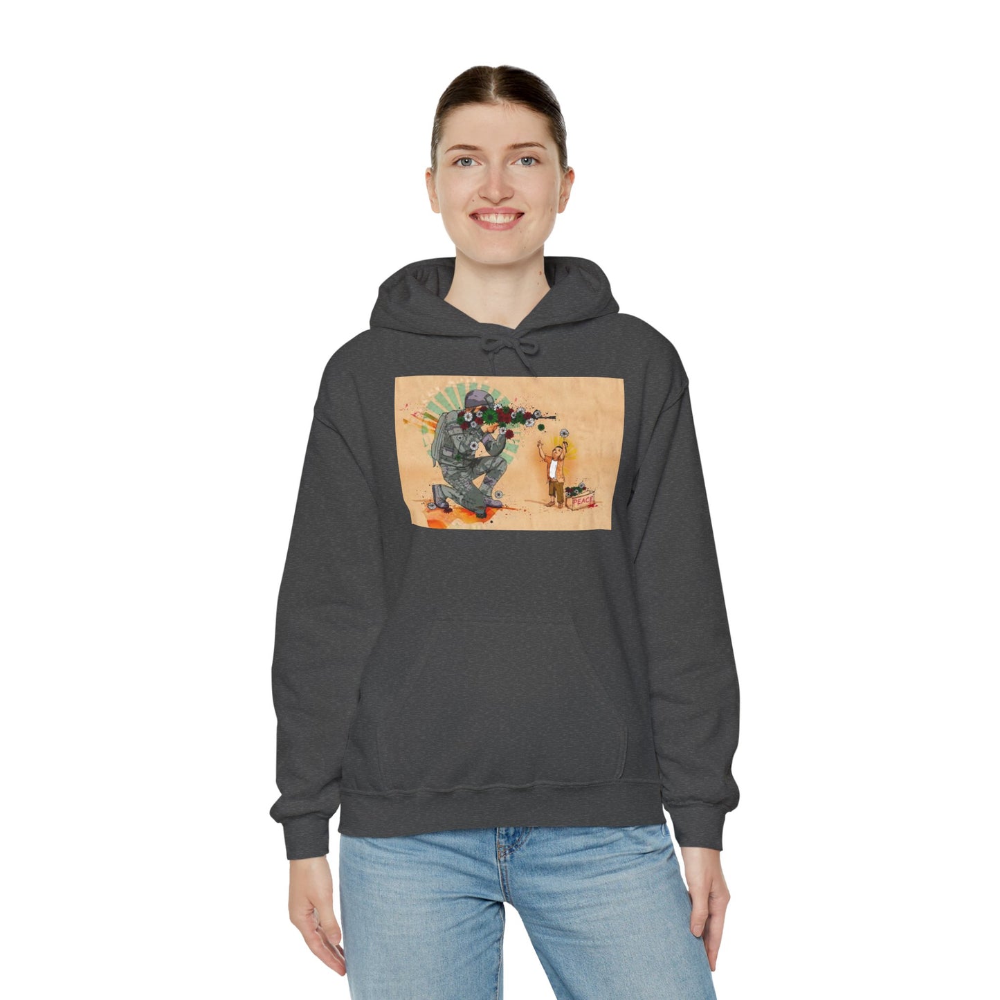 Stay Illegal Graffiti Hoodie - Flower Shooter