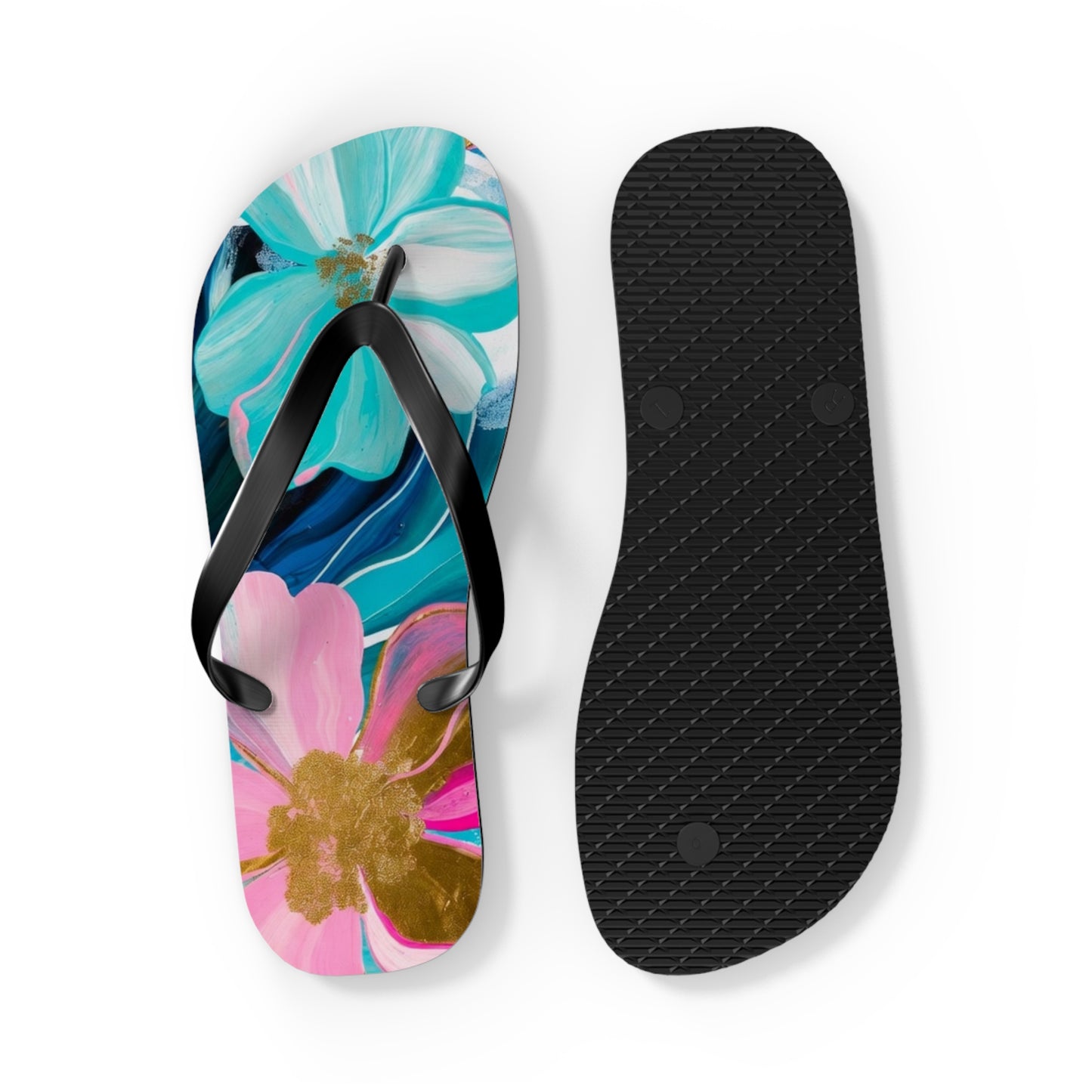 Flower Flip Flops – Oil Paints