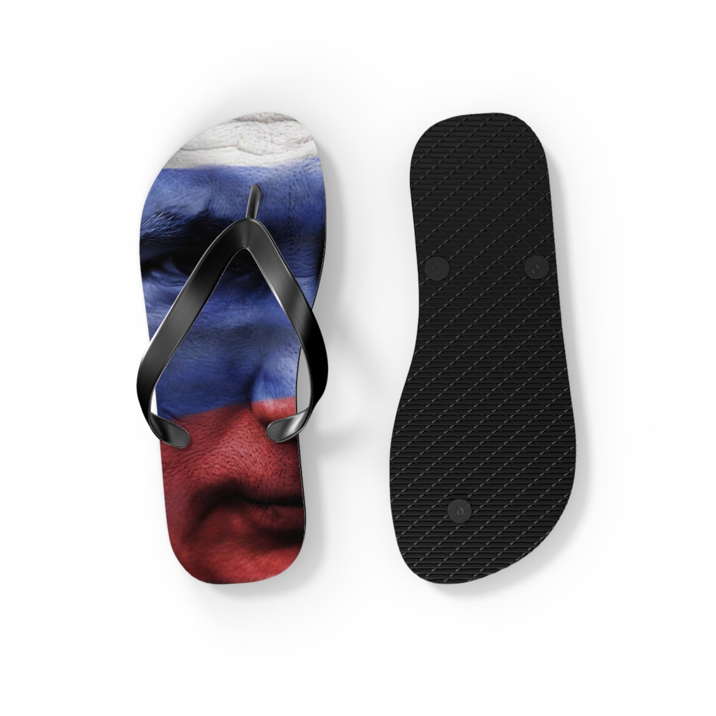 Putin's Russia Flip Flops – Putin Face