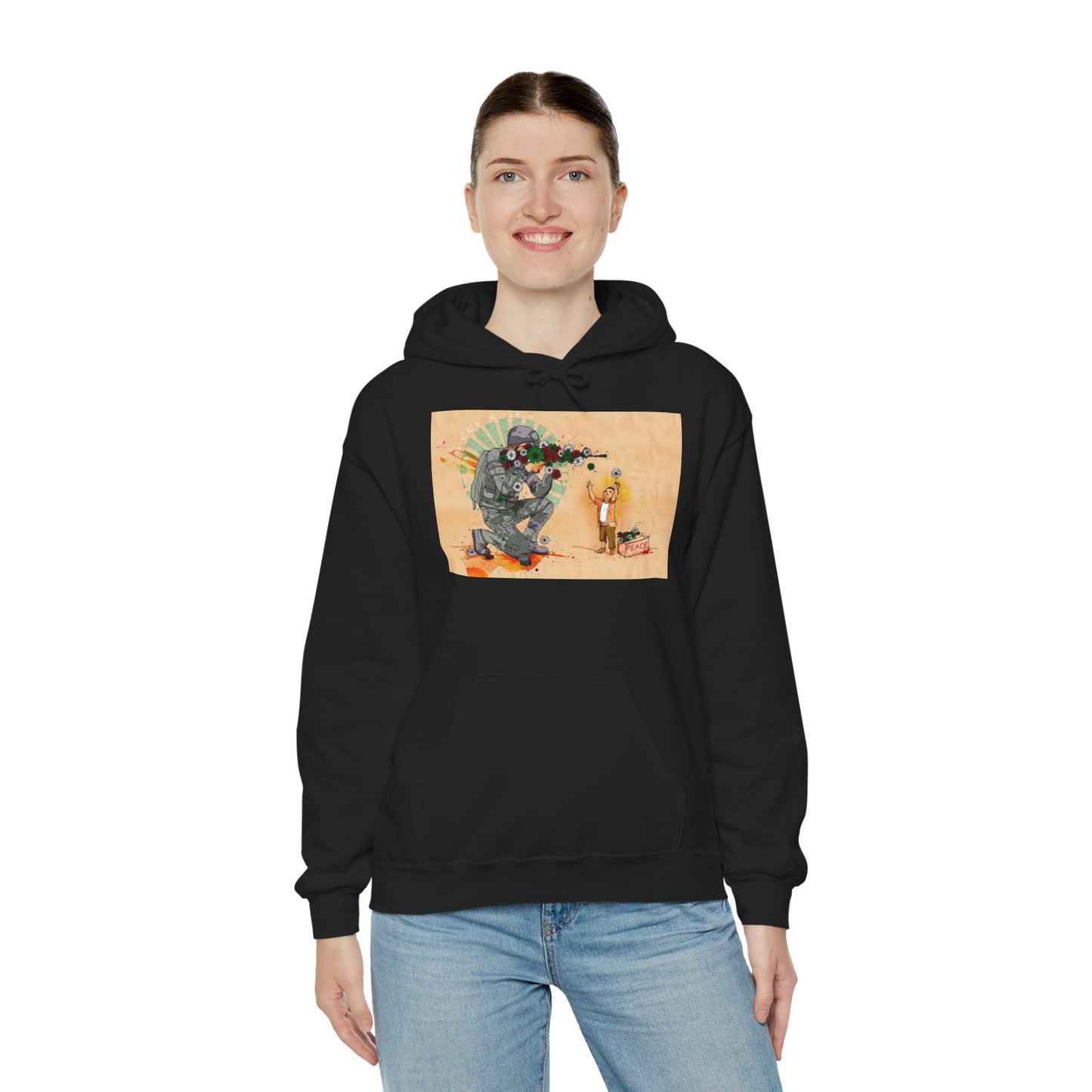 Stay Illegal Graffiti Hoodie - Flower Shooter