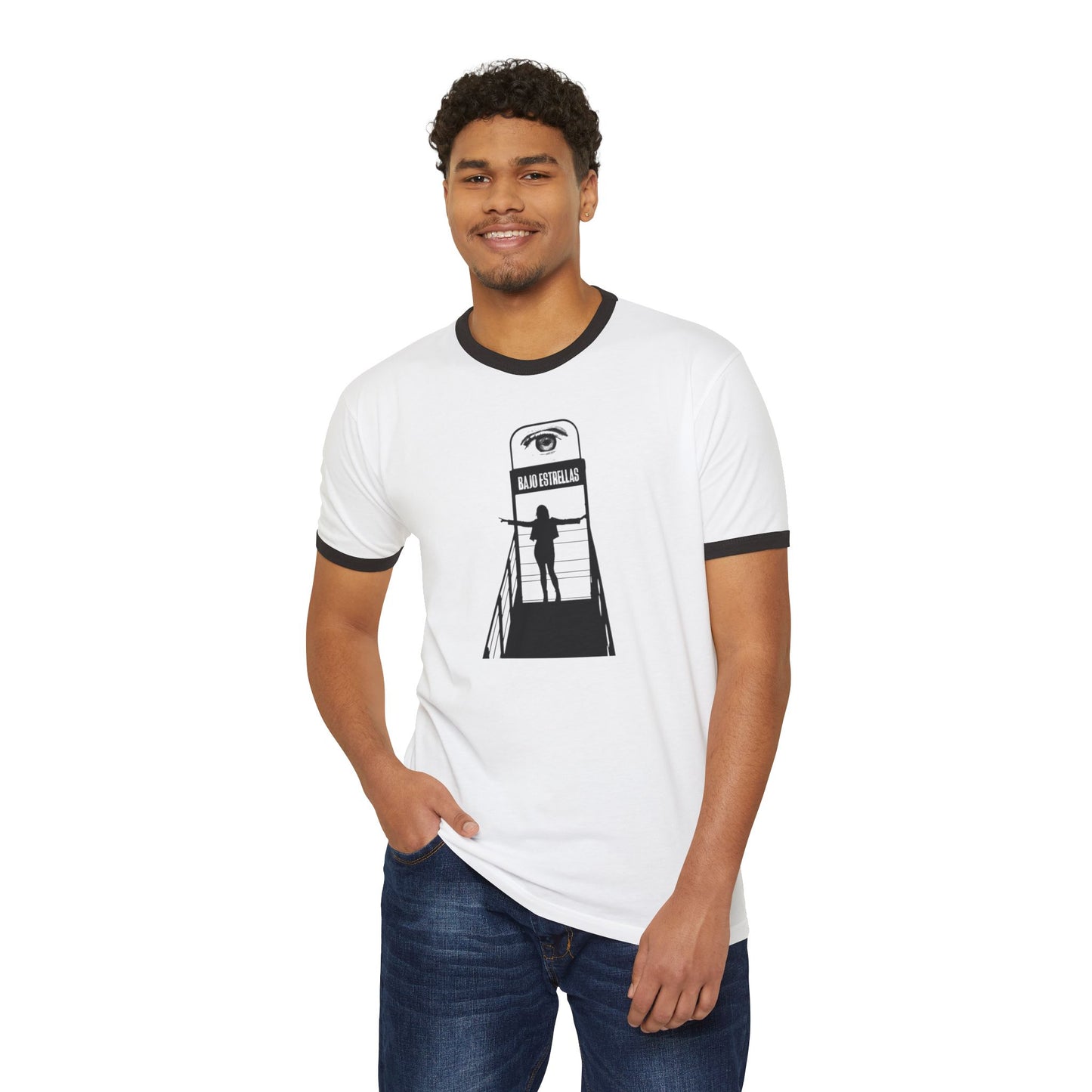 Stay Illegal Ringer T-Shirt — Bajo Estrellas