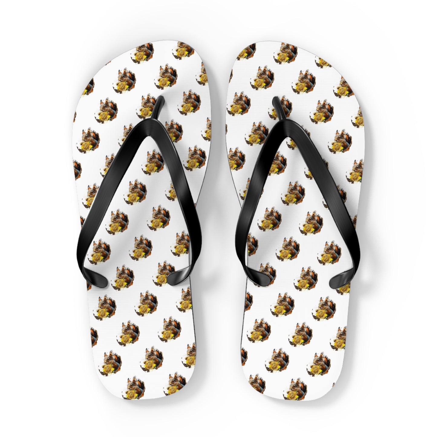 BitCoin Squirrel Flip Flops – Protest Finance