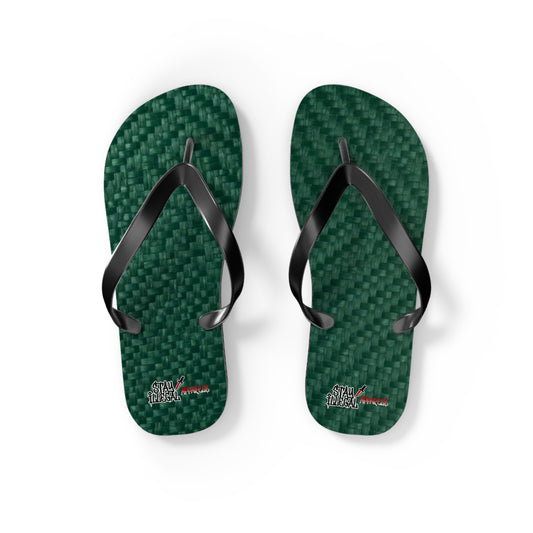 Carbon Fibre Flip Flops – Stay Illegal Green