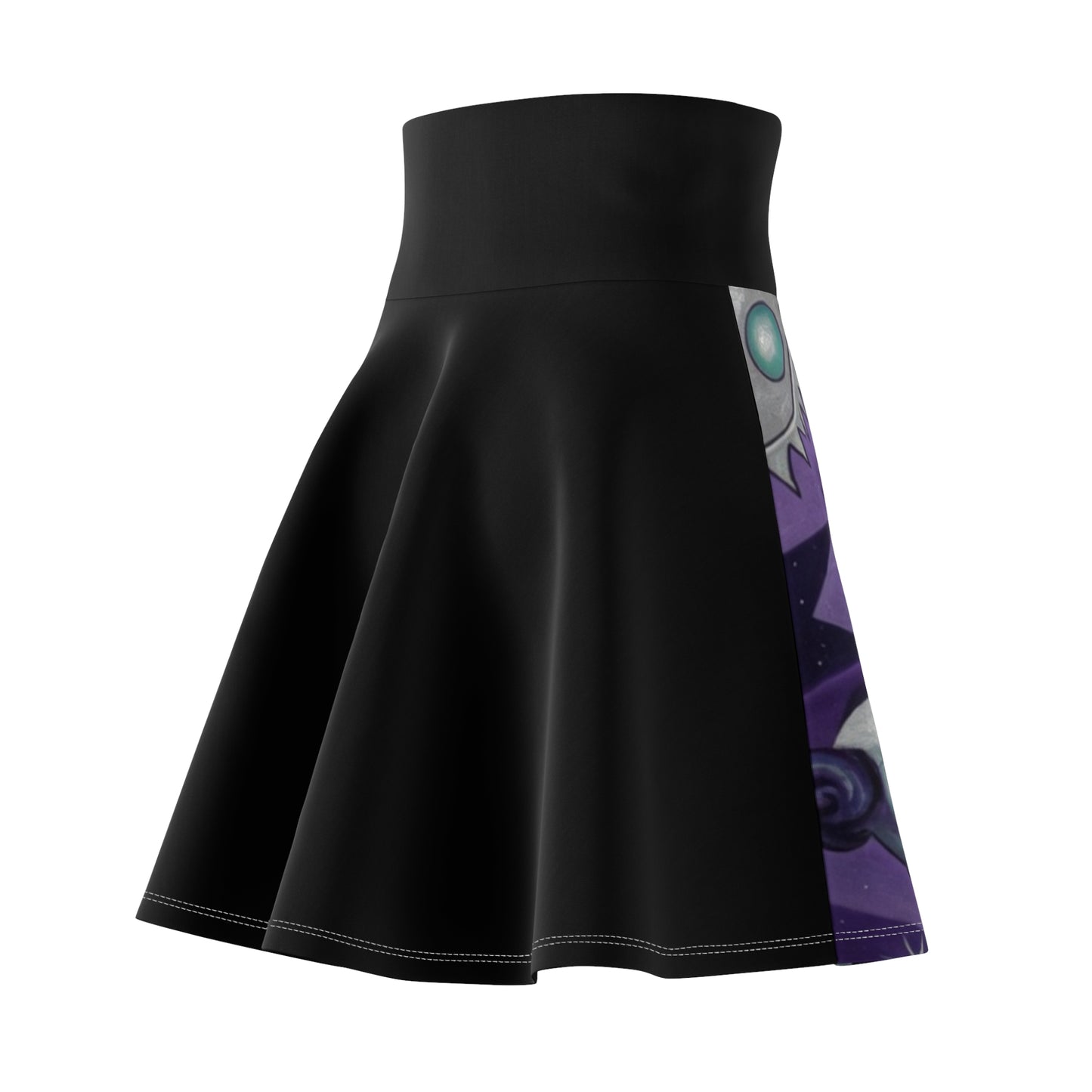 Women's Skater Skirt — Gaza Skyline Night