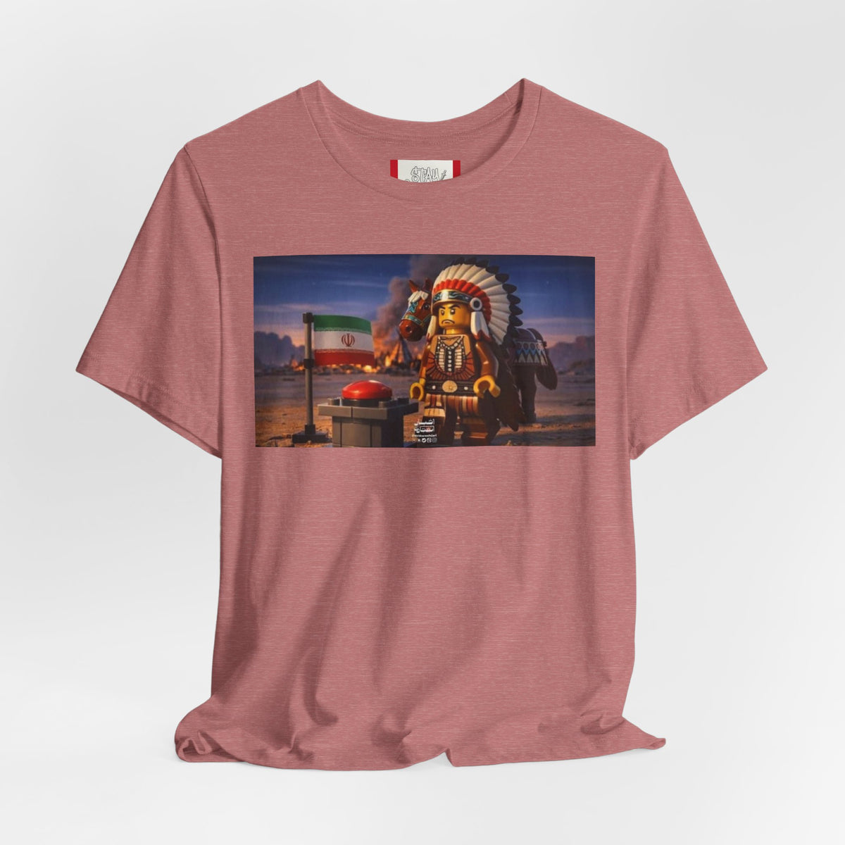 Propaganda T‑Shirt — IRAN LEGOS — USA Invaders