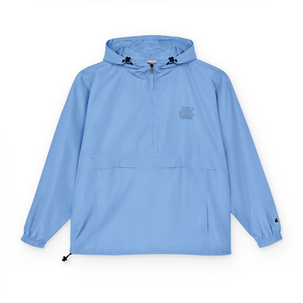 Stay Illegal Anorak Jacket — Plain Insignia Packable Lightweight Hooded Windbreaker