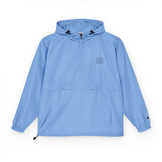 Stay Illegal Anorak Jacket — Plain Insignia Packable Lightweight Hooded Windbreaker