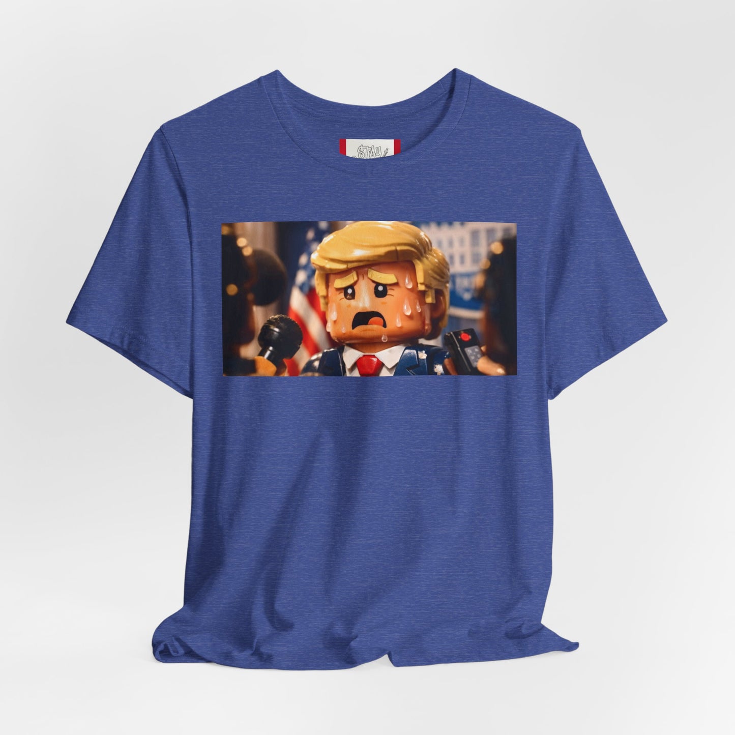 Propaganda T‑Shirt — IRAN LEGOS - Sweaty Trump