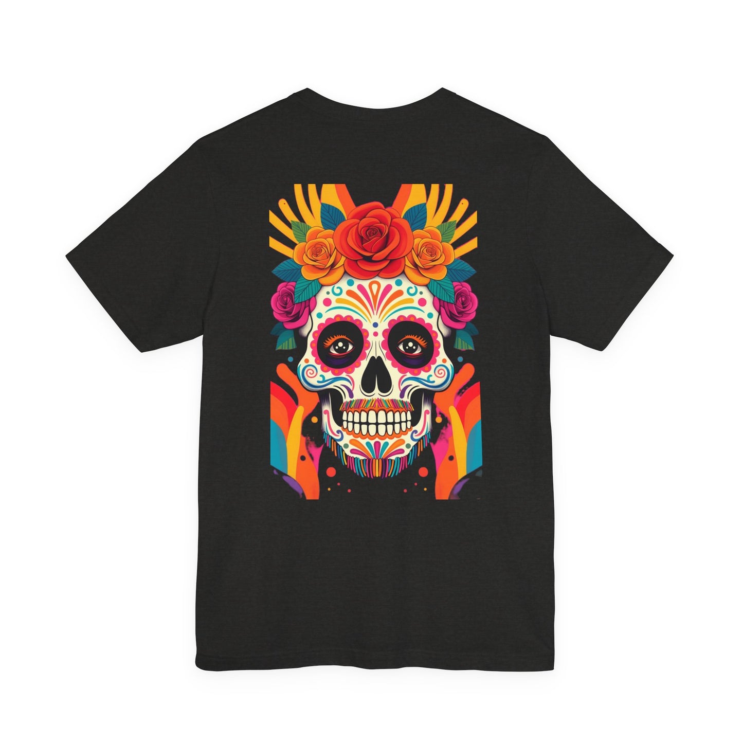 Black Colletion T‑Shirt — Mexican Bearded Skull