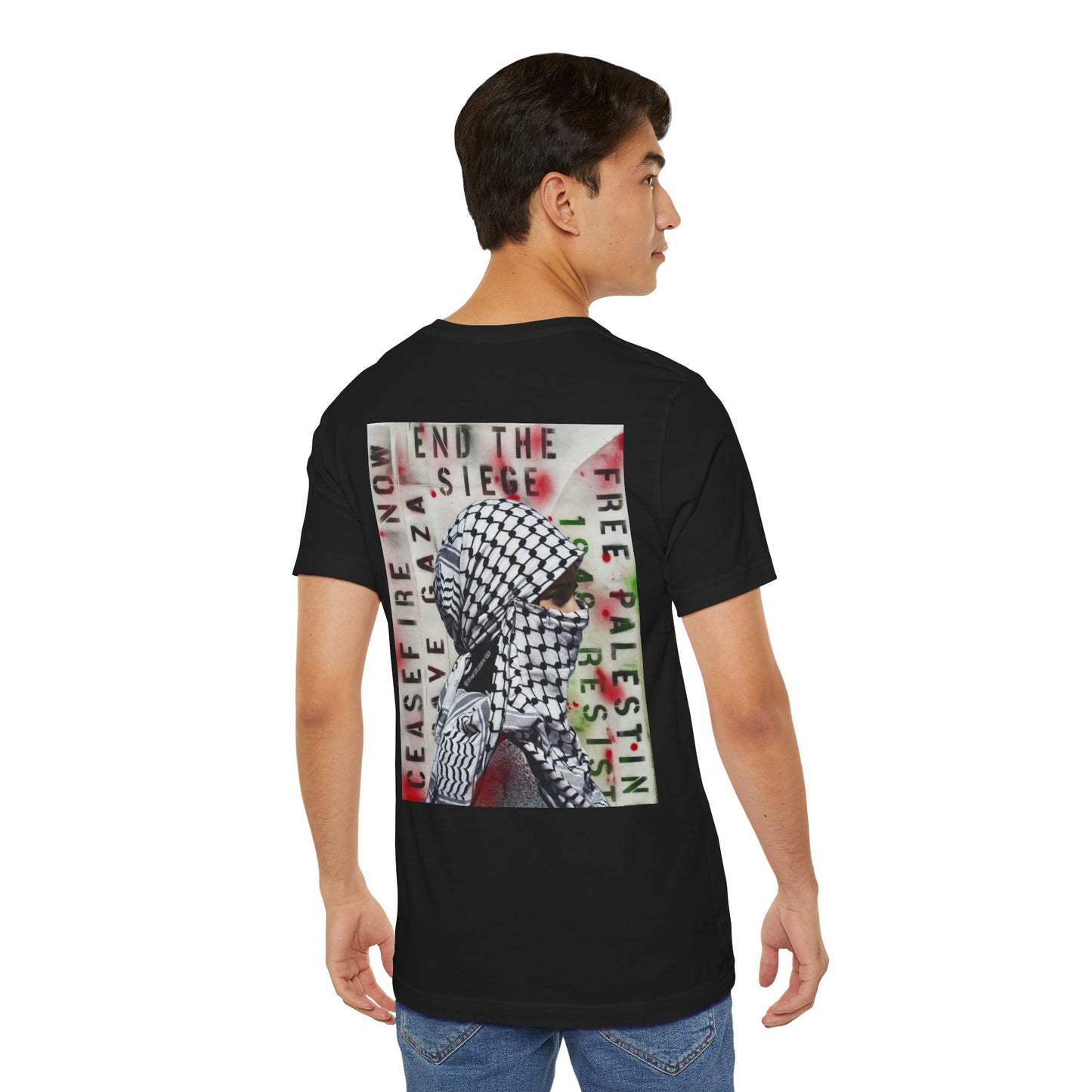 Black Collection T‑Shirt — Free Free Palestine