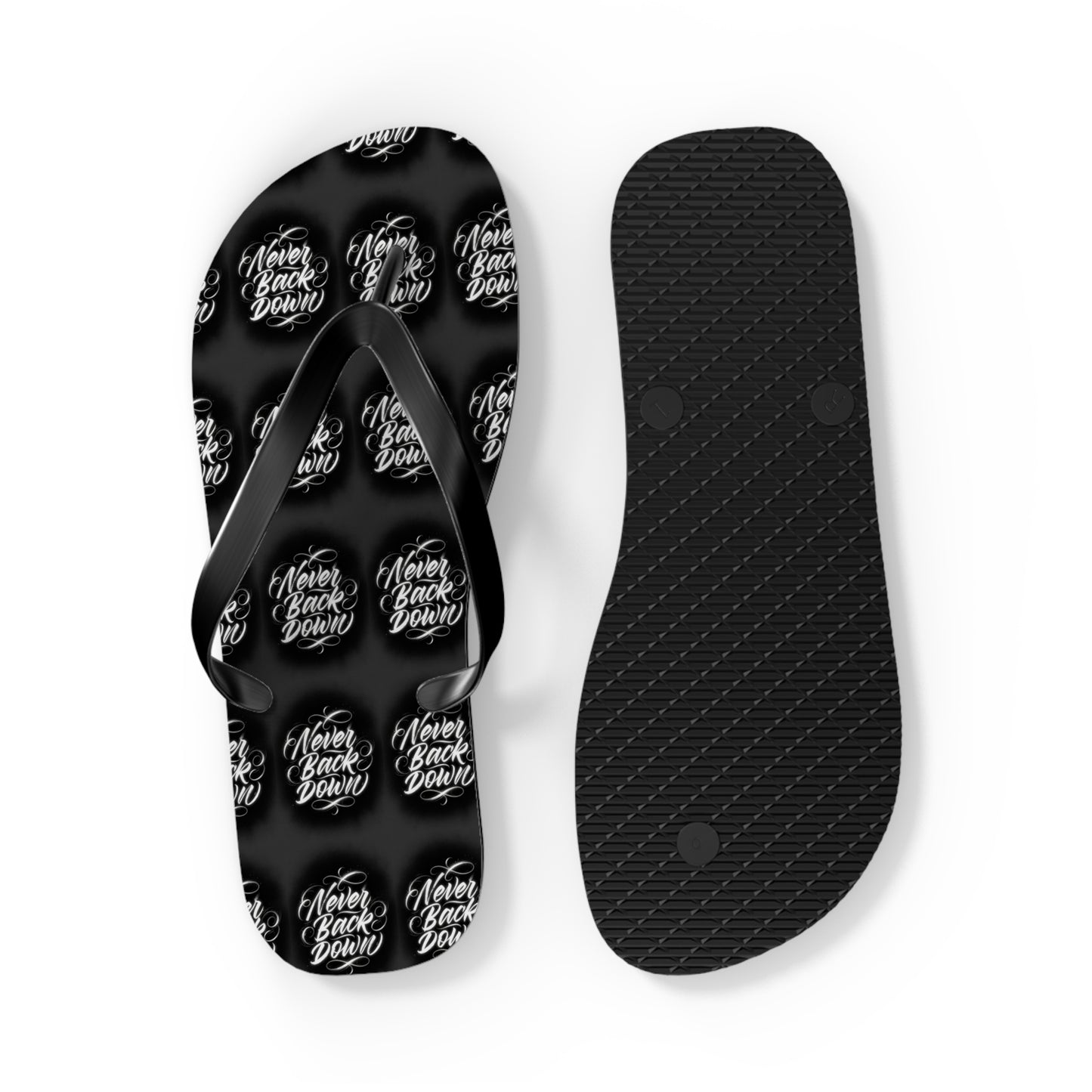 Never Back Down Flip Flops – Never Never