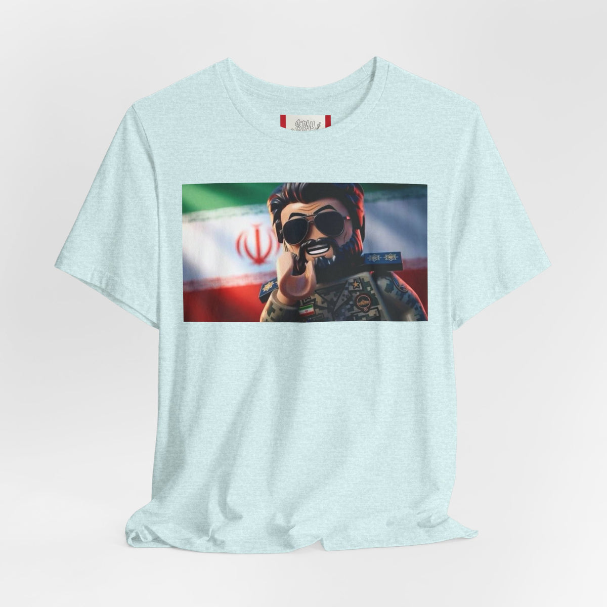 Propaganda T‑Shirt — IRAN LEGOS — IRGC Come Closer