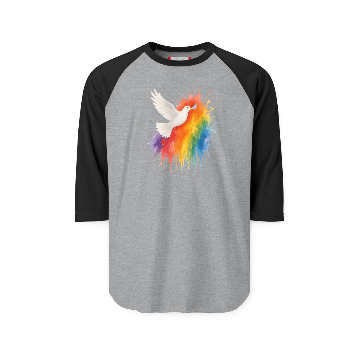 Stay Illegal Raglan 3/4 Sleeve T-Shirt — Gay Dove