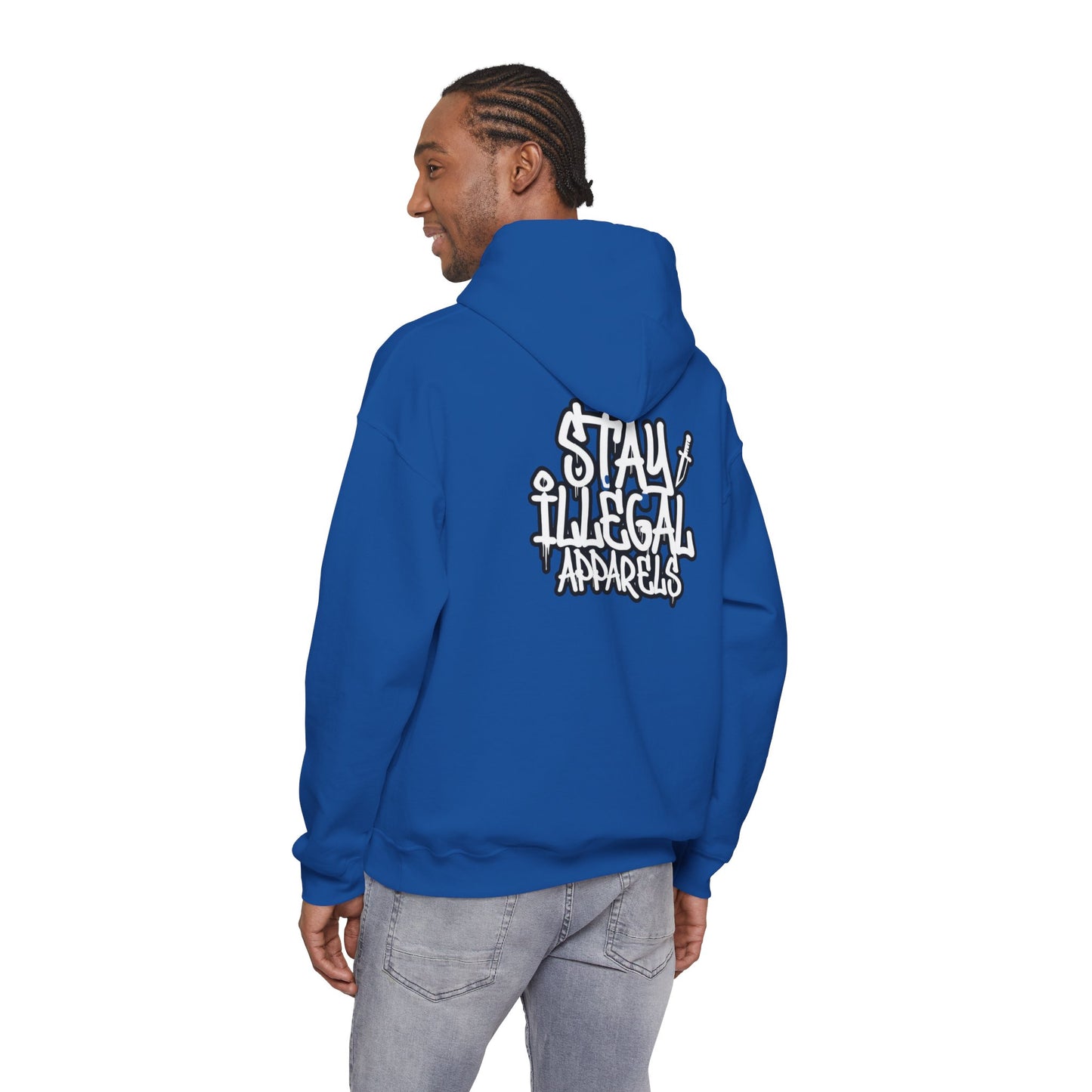 Stay Illegal Graffiti Hoodie - Policia Policia