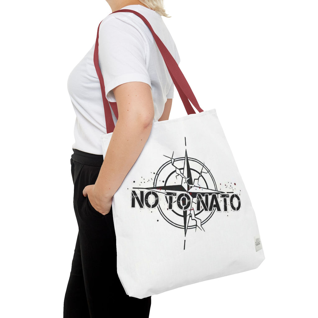 Compass Tote Bag — "NO To NATO / Het NATO" English/Russian