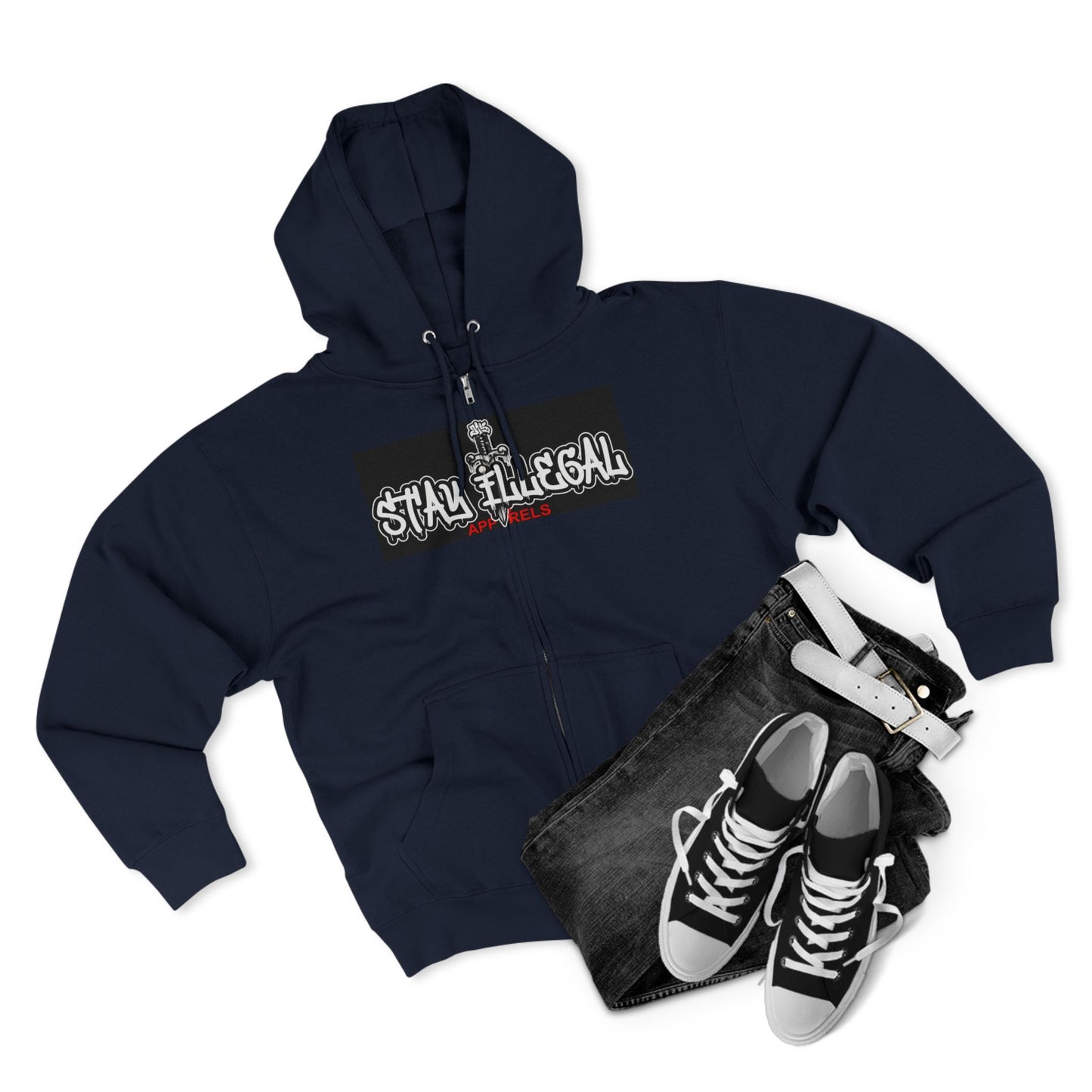 Eye Of The Beholder Hoodie — Stay Illegal Zip Hoodie
