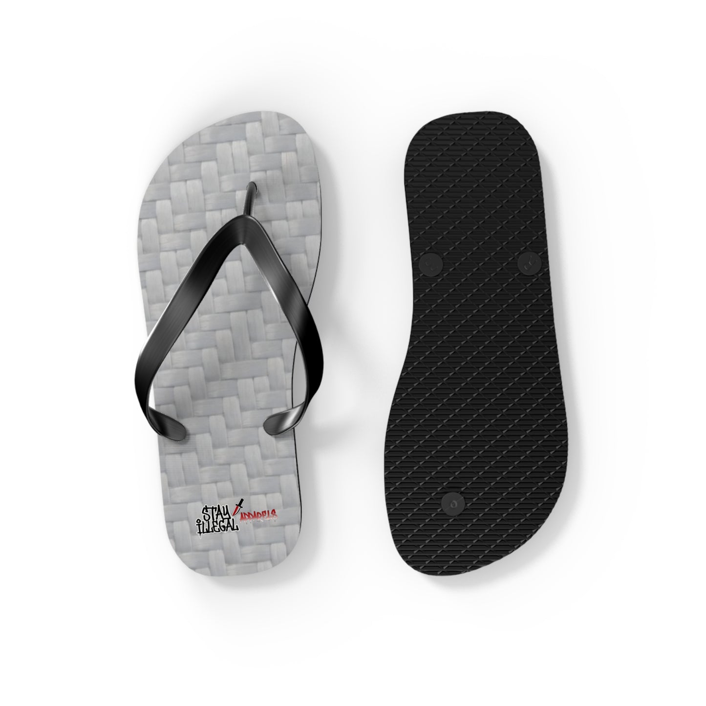 Carbon Fibre Flip Flops – Stay Illegal Grey