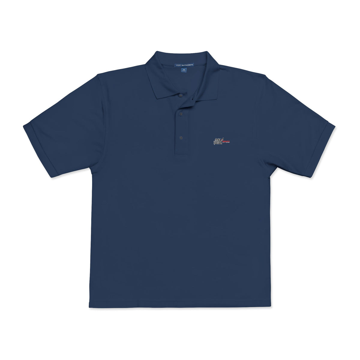 Black Colletion Polo‑Shirt — "Stay Illegal"