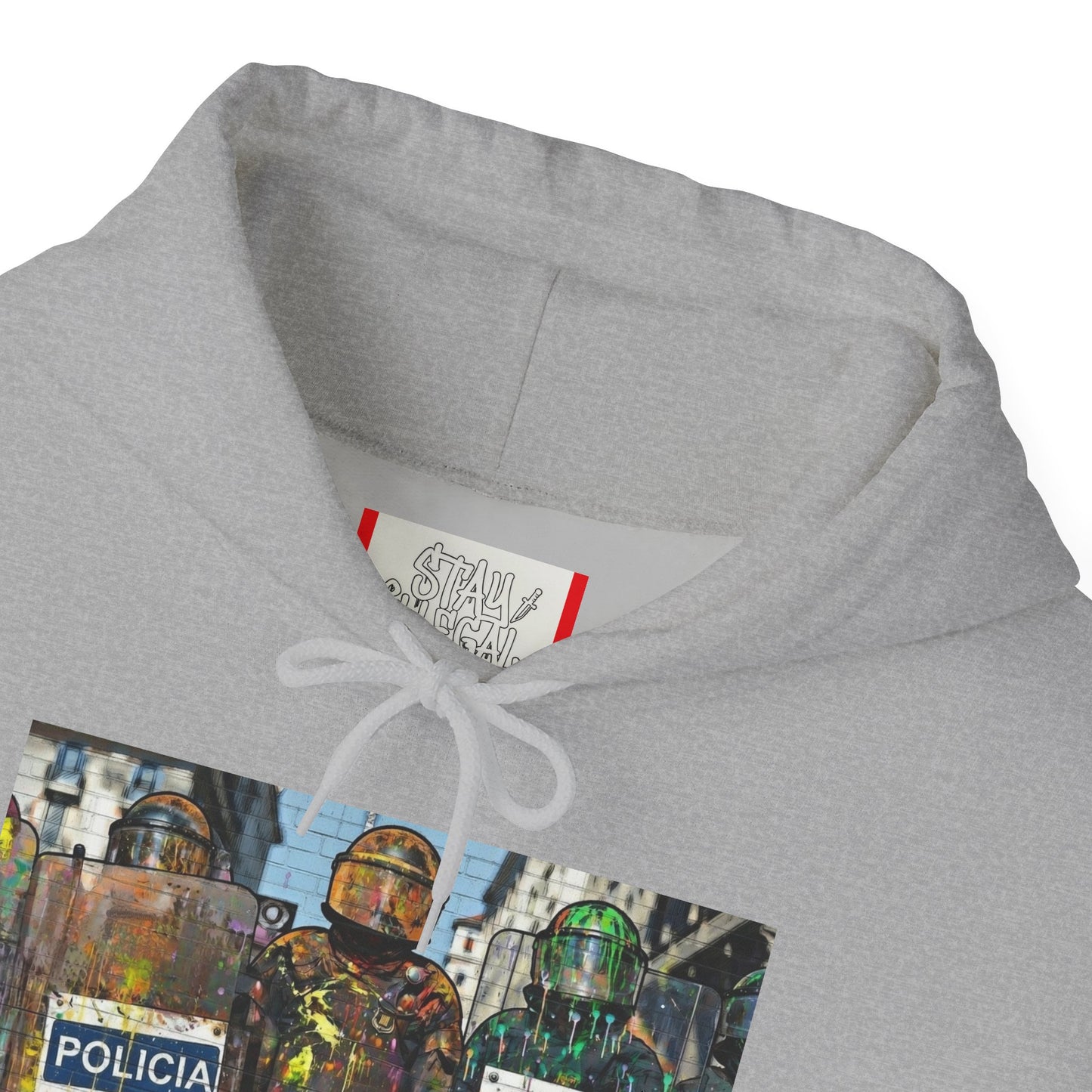 Stay Illegal Graffiti Hoodie - Policia Policia