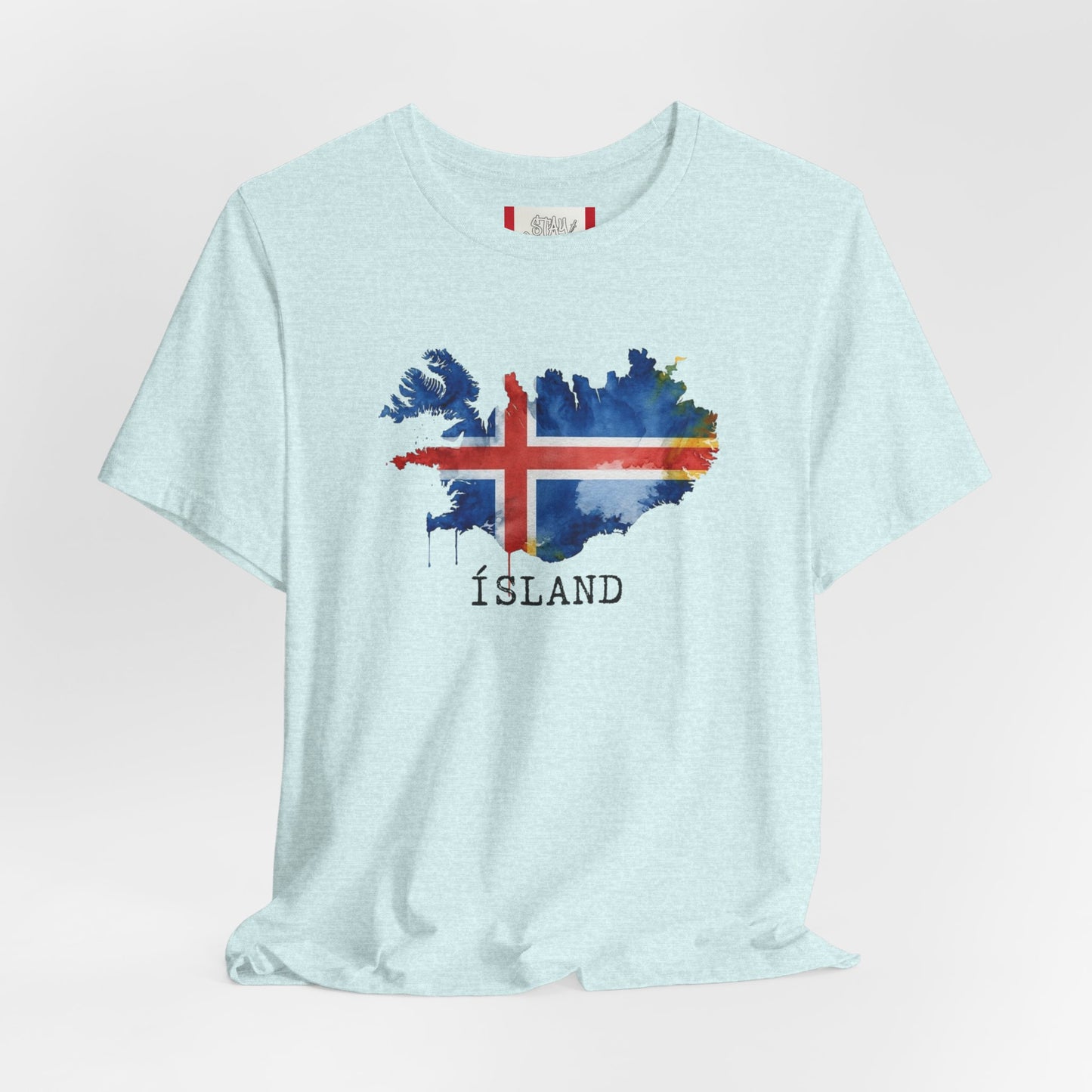 Country T‑Shirt — ÍSLAND (ICELAND)