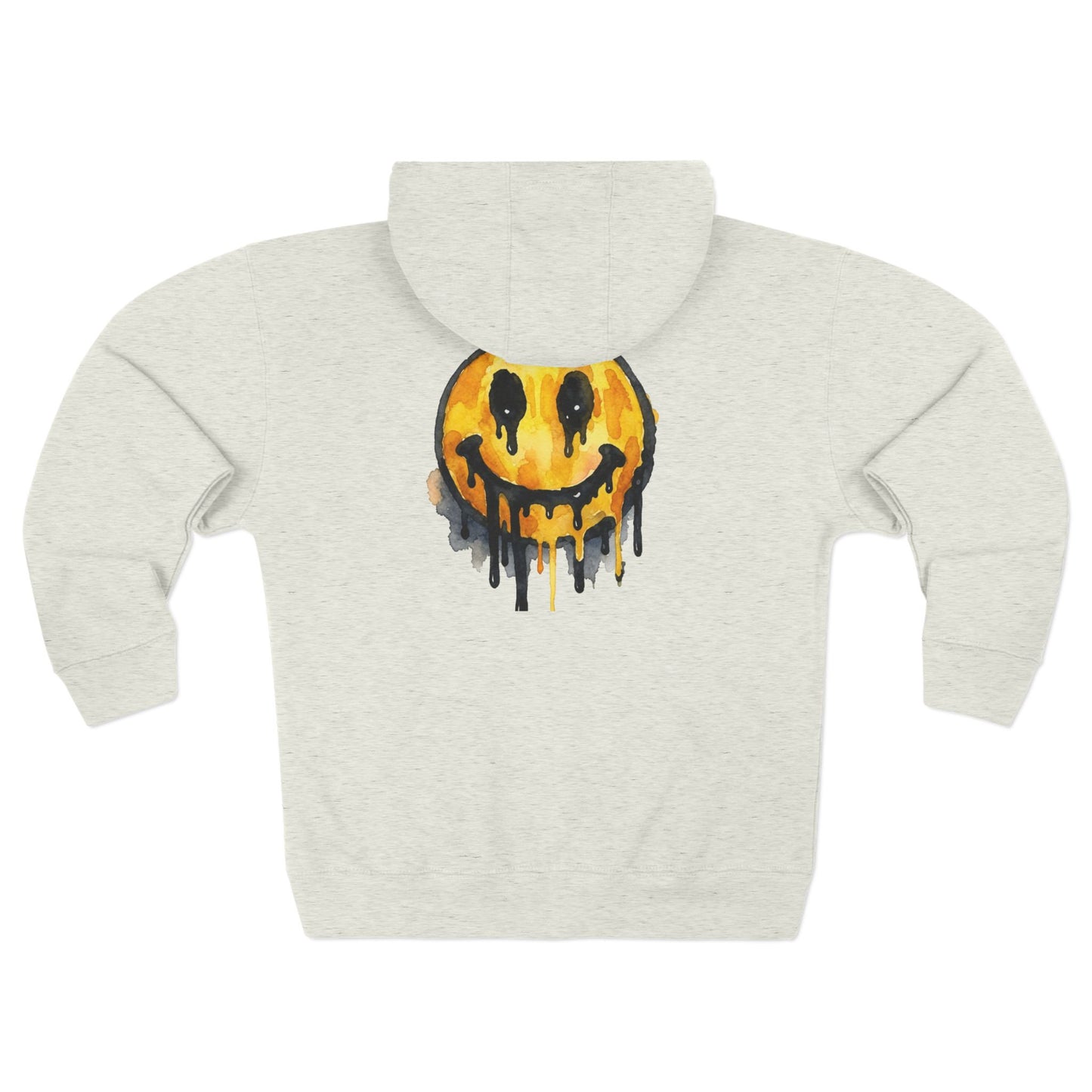 Smiley Drip Face Hoodie — Stay Illegal Zip Hoodie