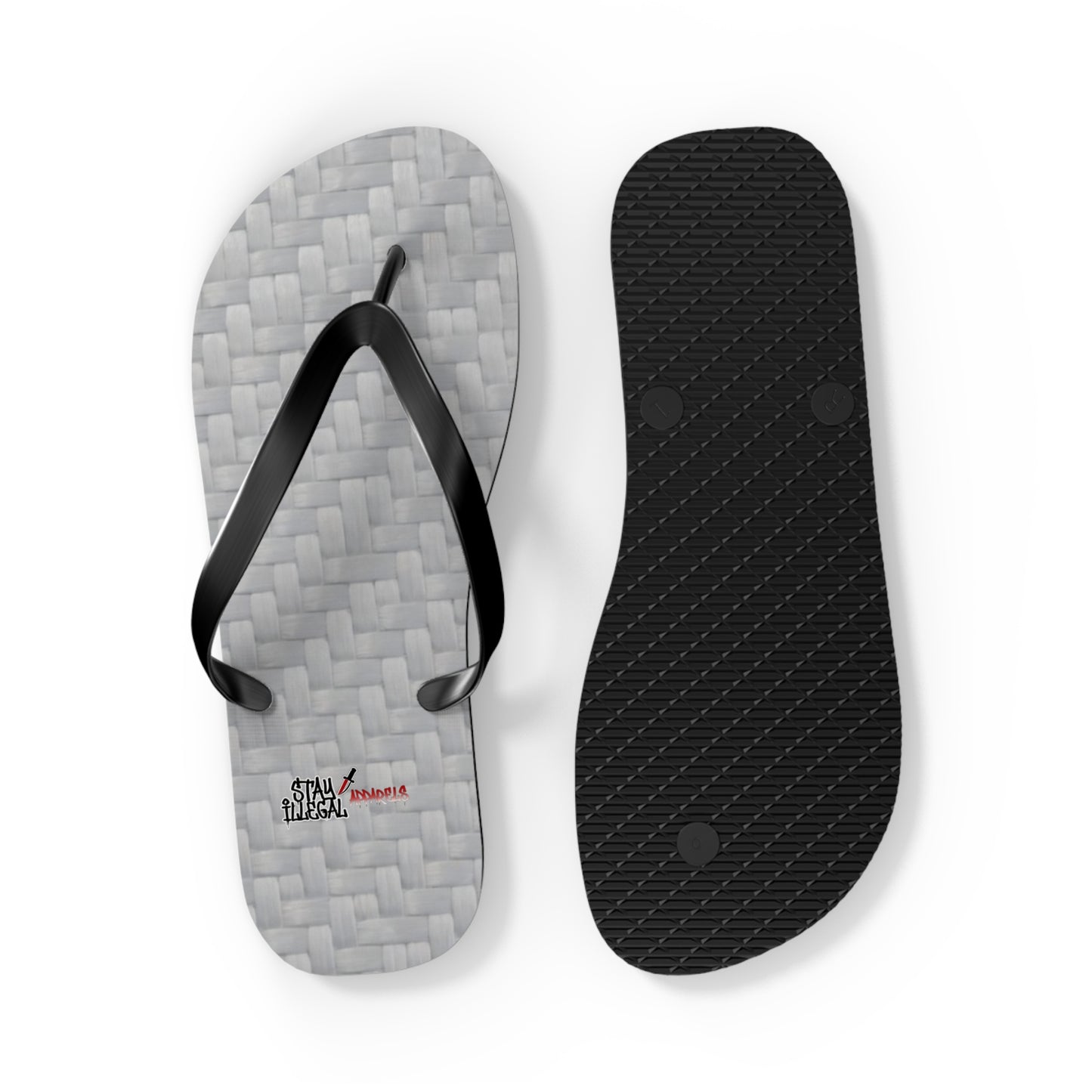 Carbon Fibre Flip Flops – Stay Illegal Grey