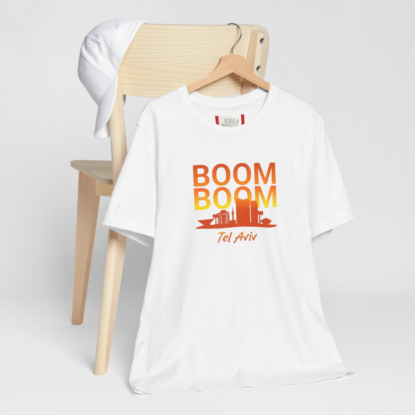 Propaganda T‑Shirt — BOOM BOOM Tel Aviv Skyline
