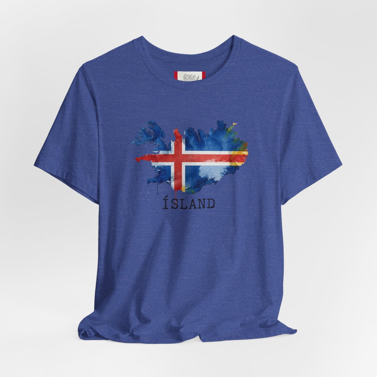 Country T‑Shirt — ÍSLAND (ICELAND)