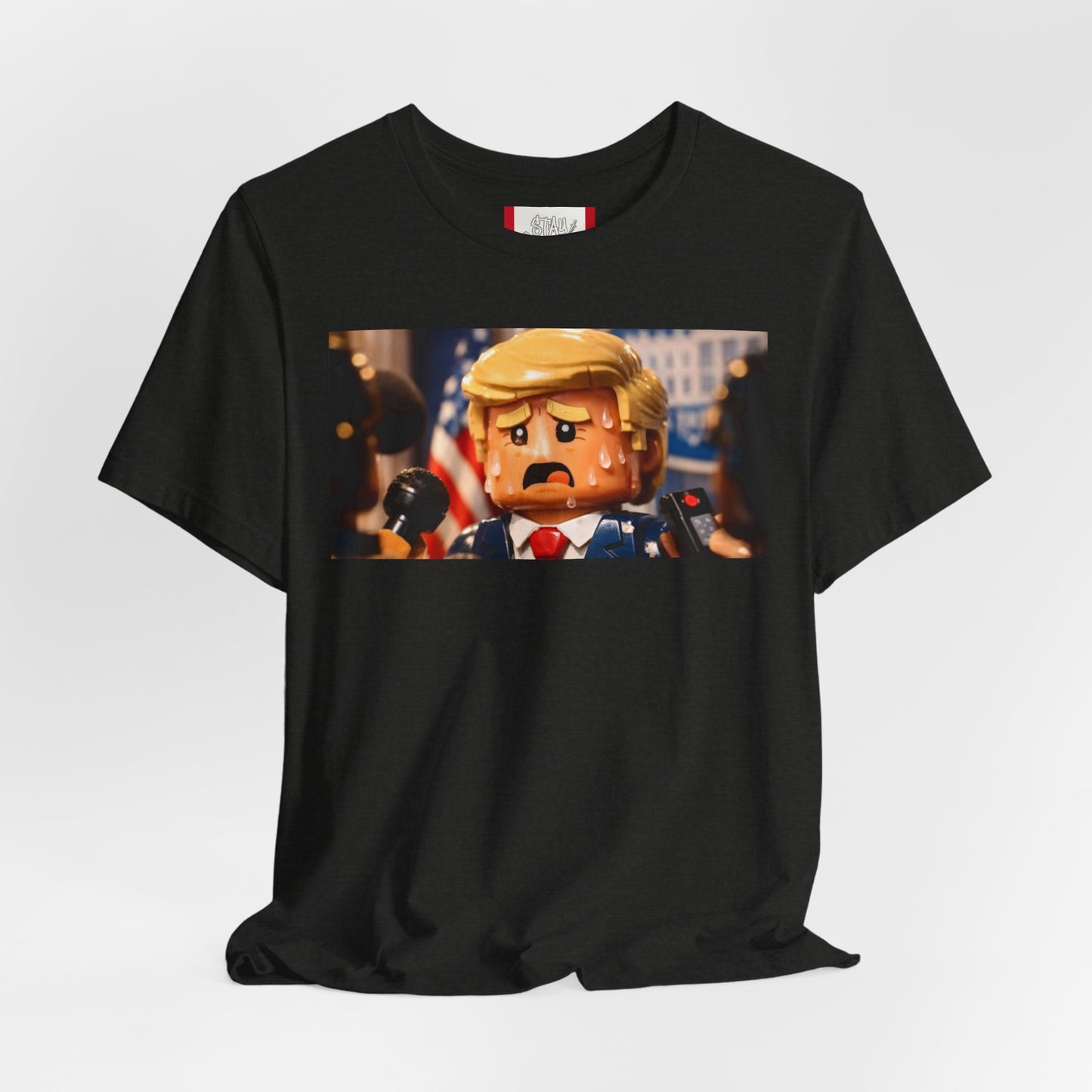 Propaganda T‑Shirt — IRAN LEGOS - Sweaty Trump
